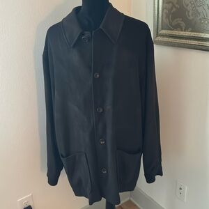 Baracuta Soft Brown button front lightweight men’s jacket Sz M‎